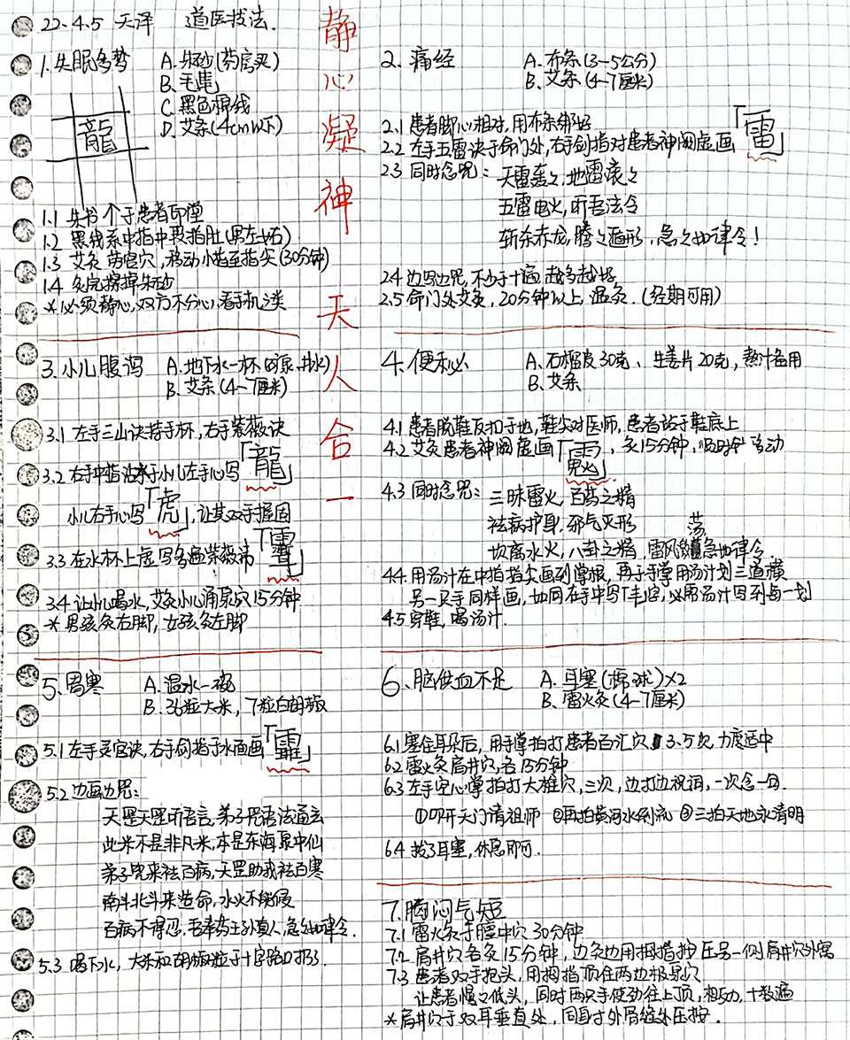 Fenglinzong Taoist Medicine Technique Special Training Camp Audio   Text Material