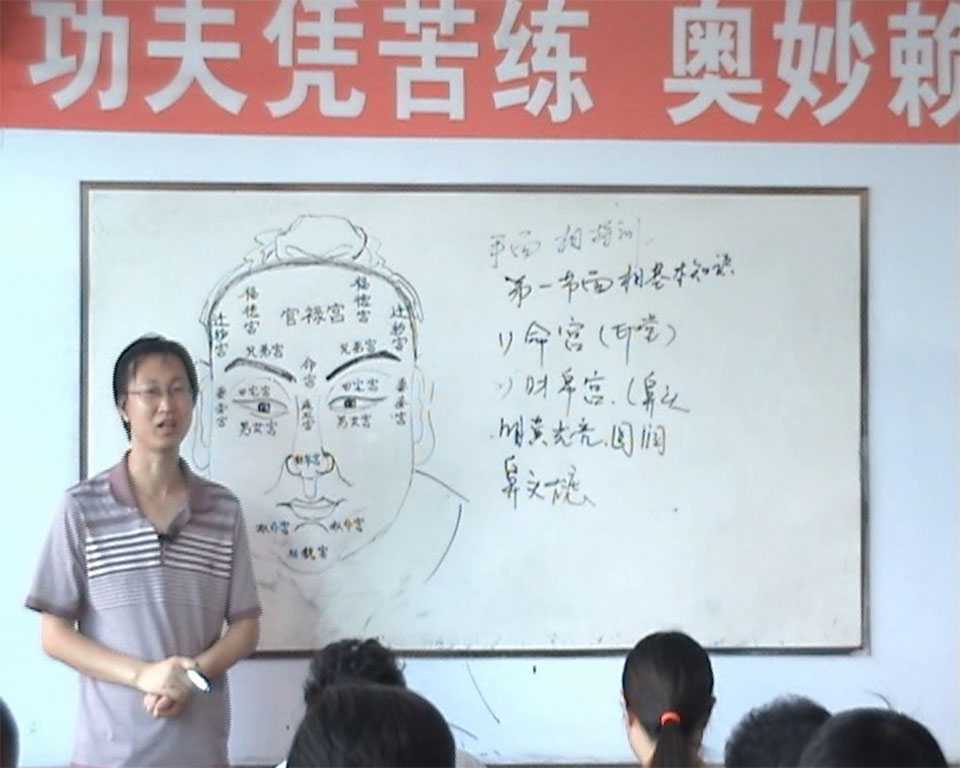 Qu Wei 2009 special training course on palmistry 24 episodes of face-to-face video