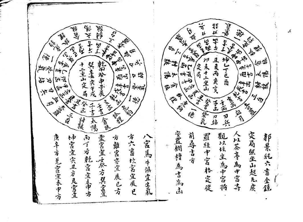 Scanned copy of Sanyuan Feng Shui secret book with 5 documents