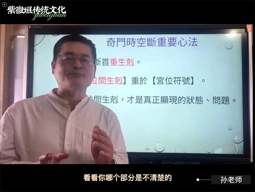 Sun Lixing Qi Men time and space measurement principle course video 15 episodes