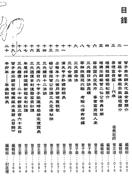 2011 Zeng Zinan’s Three-Yuan Geography Selected Day General Fact Sheet