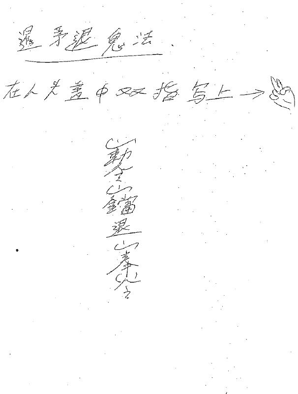 Dao Dharma Talisman “Nanyang Lowering Head” Page 76